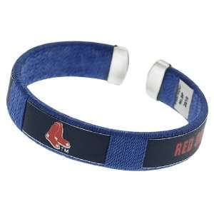   Nylon Major League Baseball Team Red Sox Cuff Bracelet Jewelry