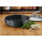    Friendly Nonstick 5 1/2 Quart Saute Pan with Helper Handle and Cover