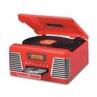 Crosley CR712 Autorama Turntable with CD Player and AM FM Radio  Red