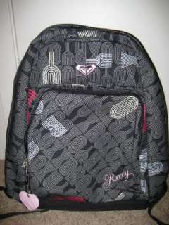 ROXY CLASS SCHEDULE MONOGRAM BACKPACK NWT FREE SHIP  