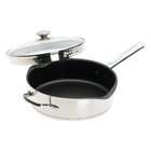 Wearever Cook & Strain Stainless Steel 10 Inch Covered Fry Pan with 