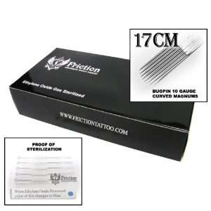  17 Bugpin CM Curved Magnum Mag Sterilized Tattoo Needles 