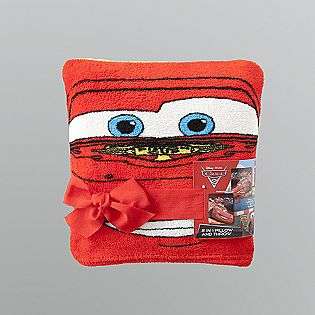Cars 2 in 1 Pillow and Throw Blanket  Disney Bed & Bath Decorative 