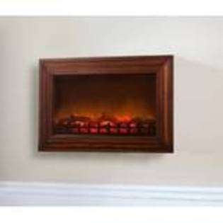 Wall Mounted Electric Fireplace   Black  Fire Sense For the Home 