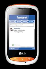 Mobile LG Cookie Style T310 White/Orange   Tesco Phone Shop 