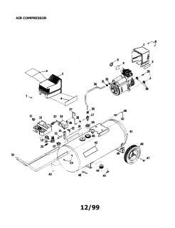 CRAFTSMAN Air compressor Compressor pump Parts  Model 919165050 