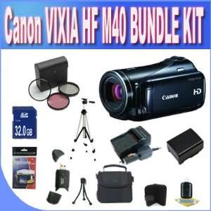  Canon VIXIA HF M40 Full HD Camcorder with HD CMOS Pro and 
