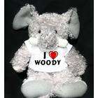 SHOPZEUS Plush Elephant (Slowpoke) toy with I Love Woody