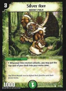 EVO # 53 Silver Axe (C) DuelMasters Card ENGLISH  