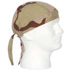 Outdoor Tri Color Desert Camouflage Cotton Bandana Headwrap 