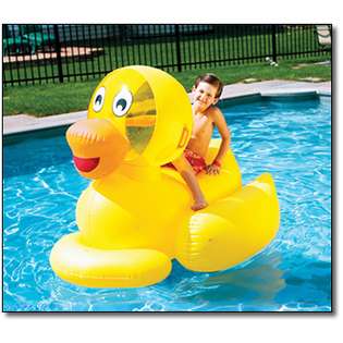 Swimline Inflatable Giant Ducky Pool Toy 