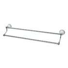 Gatco 5686 Petite 1/2 Inch Diameter Double Towel Bar, 24 Inch, Chrome