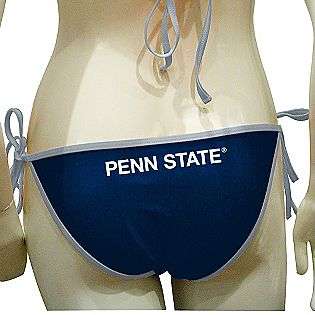 Womens Solid Penn State College Basketball Swimwear Bikini Bottoms 