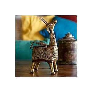  Brass statuette, Royal Giraffe