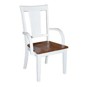  Wooden Imports CT13 AWC BU&CH 2 Canton Armed Chair with 