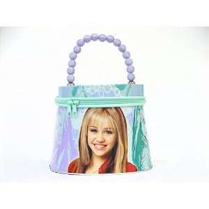    Hannah Montana Light Green Kids Tin Lunch Box Toys & Games