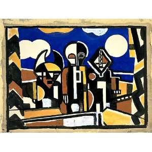   Fernand Léger   24 x 18 inches   Study for, The Creation Of The Earth