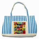   Collectibles Striped Blue Tote Bag of Glee Music Collage (Gleek Gear