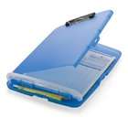   OIC Officemate Slim Clipboard Storage Box, Translucent Blue (83304