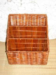 Basket Weave Mail Letters Kitchen Organizer  