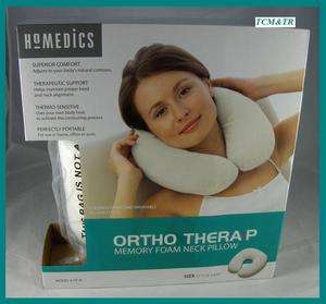 Homedics Ortho Therap Memory Foam Neck Pillow NIB  