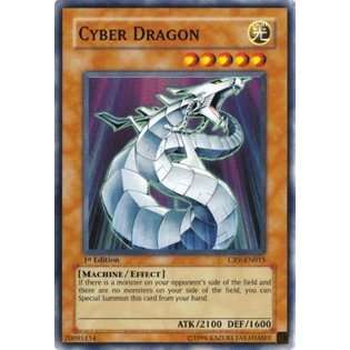 Cyber Dragon Yu Gi Oh Card  