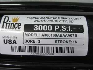 Prince Hydraulic Cylinder 3000 PSI 16 Range NEW (S1)  