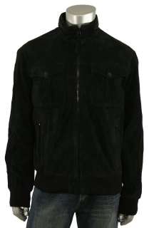 Adidas Originals C&S Black Suede Leather Jacket 2XL New  