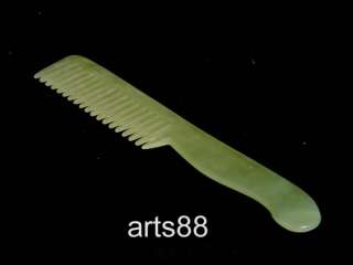 RARE CHINESE JADE HAIR COMB Style A  