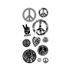  Stamps 4X8 Sheet   Peace Signs Peace Signs 