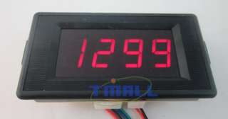 Digital Red LED Counter Panel Meter 6 15V Plus and minus Max 9999 