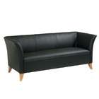 Handy Living Convert a Couch Microfiber Sleeper Sofa in Black