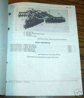 John Deere 315 Disk Parts Book Catalog jd  