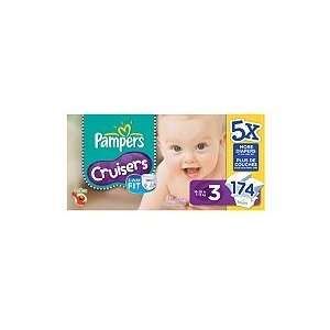    Pampers Cruisers, Size 3 (16 28 Lbs.), 174 Ct. 