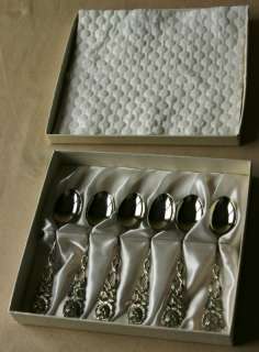   ALBOSIL SILVER SPOONS HILDESHEIMER ROSE MADE IN WEST GERMANY  