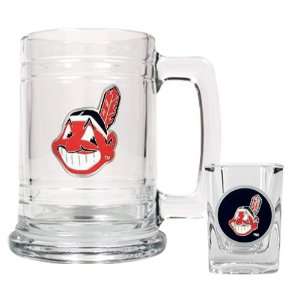  Cleveland Indians Beer Mug And Shot Glass Boilermaker Set 