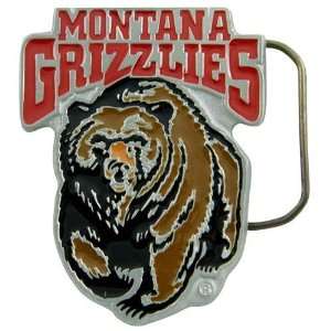 Montana Grizzlies Pewter Team Logo Belt Buckle