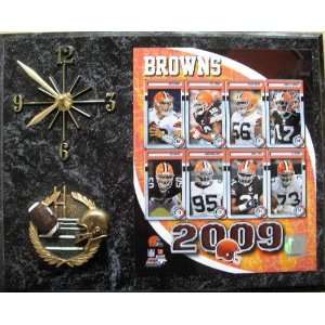  Cleveland Browns Picture Plaque Clock