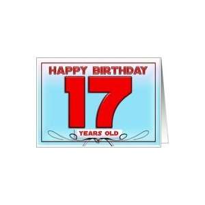  Happy Birthday 17 years old Card Toys & Games