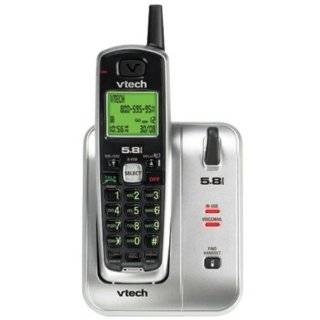VTech CS5111 1 Handset Cordless Phone, Silver/Black