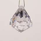 Crystal Acrylic 30mm Hanging Prism 9pc/bx. Clear