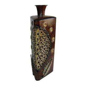  24.5 ht Metal Bottles Vases Home Decor Accent Jar Rustic 