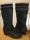 UGG SKYLAIR BLACK LEATHER BOOT US 9 / EU 40 / UK 7.5