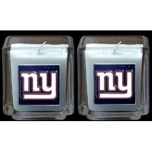  New York Giants Set of 2 Candles