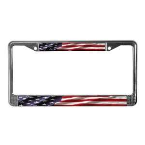  Flag License Plate Frame by  Automotive