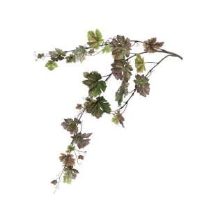  Pack of 6 Ivy & Greens Vines with 30 Silk Grape Leaves 