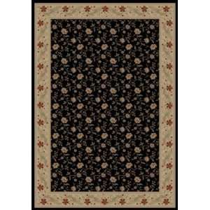 Concord Global Imperial Serenity Black 1133 7 10 Round Area Rug 