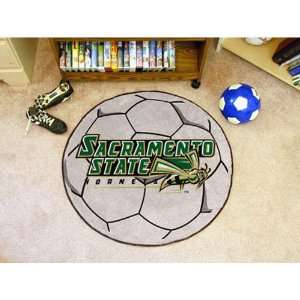   CS Sacramento Hornets NCAA Soccer Ball Round Floor Mat (29) Sports