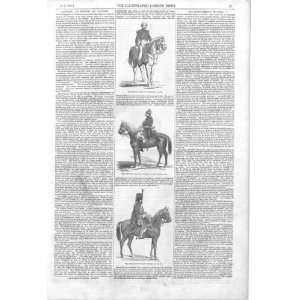  Cavalry Histyory & Tactics 3 Antique Prints