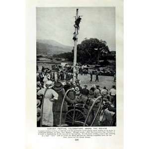  c1920 HARVEST FESTIVAL INDIANS TAOS NEW MEXICO AMERICA 